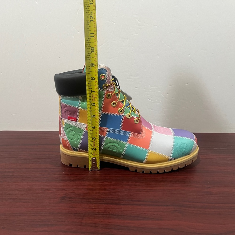 Timberland x Supreme, Mid Lace Waterproof Boot, TB 0A5TBZA6B, Patchwork - Picture 4 of 16